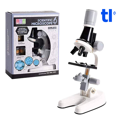 Scientific Microscope - White Hat